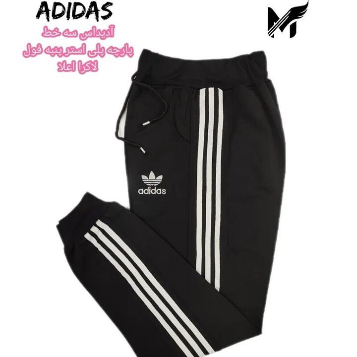 شلوار اسلش آدیداس  پارچه نخی ویسکوز لاکرا گِرَم بالا هست